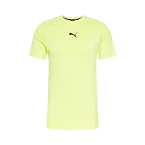 PUMA Funkční tričko 'TRAIN TECH EVOKNIT'  svítivě žlutá / černá