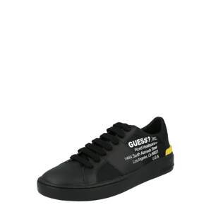 GUESS Sneaker 'VERONA'  černá / bílá / žlutá