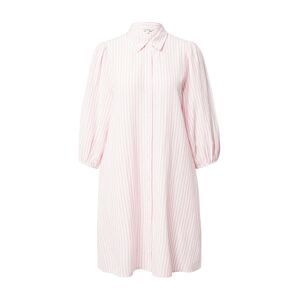 mbym Košilové šaty 'Taimi' světle růžová / bílá