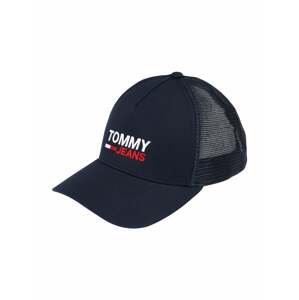Tommy Jeans Kšiltovka 'TRUCKER'  námořnická modř / bílá / červená
