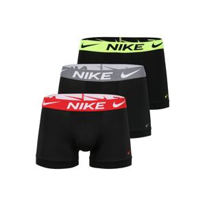 NIKE Sportovní spodní prádlo  černá / červená / šedá / světle zelená