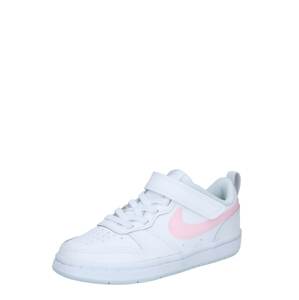 Nike Sportswear Tenisky 'COURT BOROUGH'  bílá / světle růžová