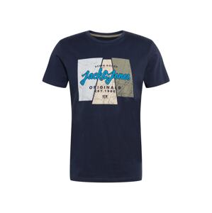 JACK & JONES Shirt 'LOGON'  námořnická modř / mix barev