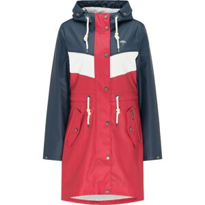 Schmuddelwedda Funkční kabát  námořnická modř / ohnivá červená / bílá
