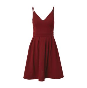 Skirt & Stiletto Koktejlové šaty tmavě červená