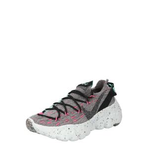 NIKE Sportovní boty 'Space Hippie 04'  tmavě šedá / pink / mátová