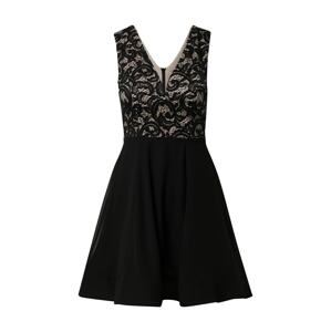 Skirt & Stiletto Koktejlové šaty  černá / béžová