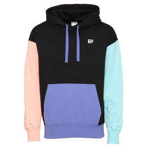 PUMA Sweatshirt 'Downtown'  černá / fialová / aqua modrá / světle růžová