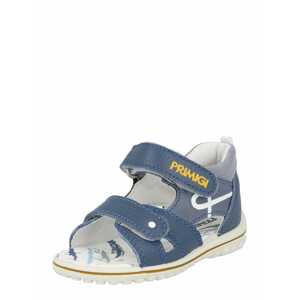 PRIMIGI Otevřená obuv  chladná modrá / bílá / žlutá