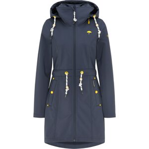 Schmuddelwedda Funkční kabát  námořnická modř / žlutá / bílá
