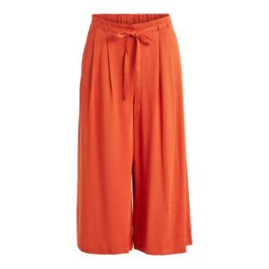 VILA Kalhoty se sklady v pase 'Vero'  oranžově červená