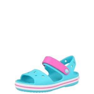 Crocs Otevřená obuv 'Crocband'  aqua modrá / pink