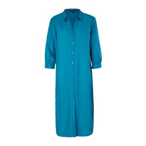 COMMA Košilové šaty  nebeská modř