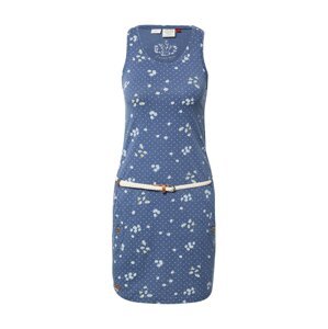 Ragwear Letní šaty 'Kesy'  bílá / limone / chladná modrá