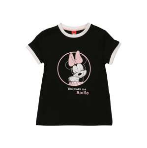 OVS T-Shirt 'MINNIE'  černá / bílá / růžová