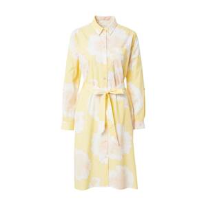 LIEBLINGSSTÜCK Košilové šaty 'Rafaela'  žlutá / bílá / růžová