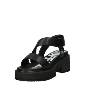 BUFFALO Páskové sandály 'ROJANA'  černá