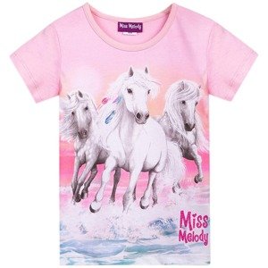 Miss Melody T-Shirt  pink / světle šedá / bílá / růžová / světlemodrá