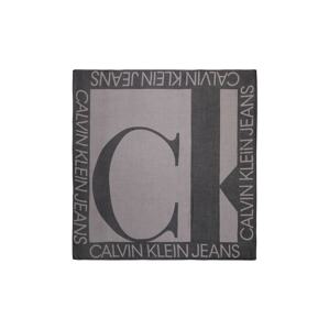 Calvin Klein Jeans Látková rouška  černá / šedá