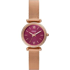 FOSSIL Analogové hodinky  růžově zlatá / pitaya