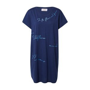 TRIUMPH Noční košilka  námořnická modř / světlemodrá
