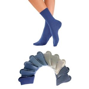 H.I.S Ponožky  modrá / světlemodrá
