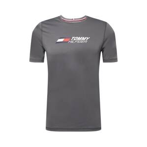 Tommy Sport Funkční tričko 'ESSENTIALS'  tmavě šedá / bílá / námořnická modř / červená