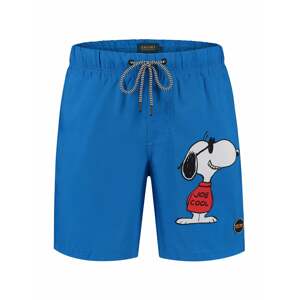 Shiwi Plavecké šortky 'Snoopy Grin Grin Joe Cool'  královská modrá / černá / bílá / melounová