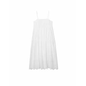 MANGO Letní šaty 'Ceci' bílá