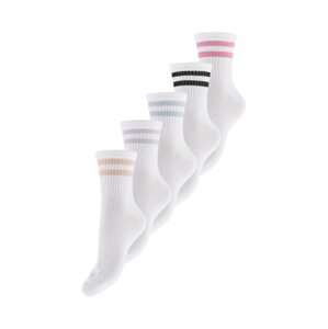 PIECES Ponožky 'Ally'  bílá / mix barev