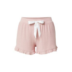 Hunkemöller Pyžamové kalhoty  růžová