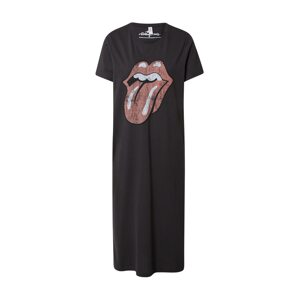 ONLY Šaty 'Rolling Stones'  antracitová / červená / bílá
