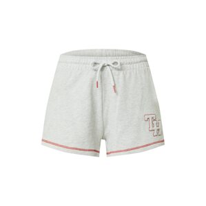 Tommy Hilfiger Underwear Pyžamové kalhoty  světle šedá / červená / bílá