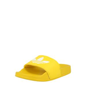 ADIDAS ORIGINALS Plážová/koupací obuv  žlutá / bílá