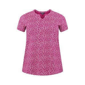 Ulla Popken T-Shirt  pink / bílá