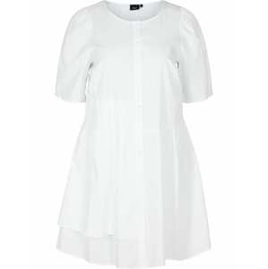 Zizzi Košilové šaty 'Ehelena'  bílá