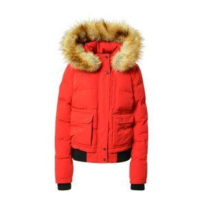 Superdry Zimní bunda 'Everest' světle hnědá / světle červená / černá