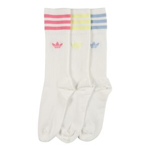 ADIDAS ORIGINALS Ponožky  bílá / svítivě žlutá / kouřově modrá / růže