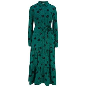 Sugarhill Brighton Košilové šaty 'Sariah'  smaragdová / černá
