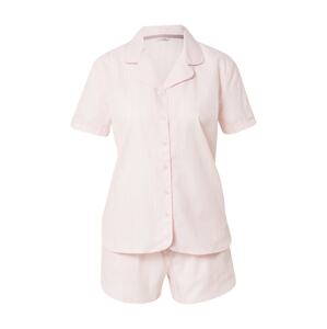 ESPRIT Pyžamo  pastelově růžová / bílá
