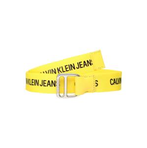 Calvin Klein Jeans Opasek  žlutá / černá