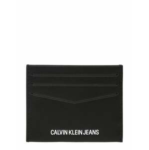 Calvin Klein Jeans Kartenetui  černá / bílá