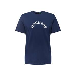 Dockers Tričko  námořnická modř / bílá
