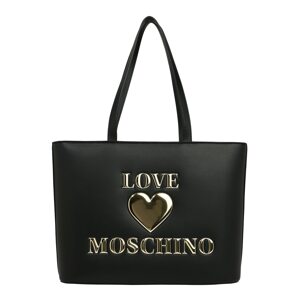 Love Moschino Nákupní taška  černá / zlatá