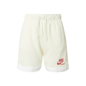 Nike Sportswear Kalhoty  béžová / červená / bílá