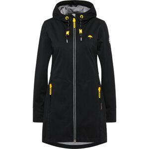 Schmuddelwedda Funkční kabát  černá / žlutá