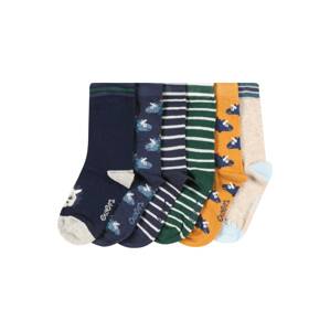 EWERS Ponožky 'Dino'  marine modrá / zelená / oranžová / béžová / mix barev