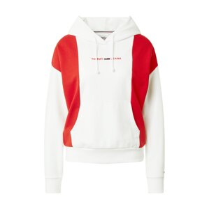 Tommy Jeans Sweatshirt  červená / bílá / námořnická modř