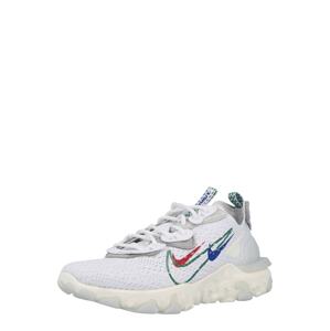 Nike Sportswear Tenisky 'React Vision'  bílá / šedá / zelená / červená / modrá