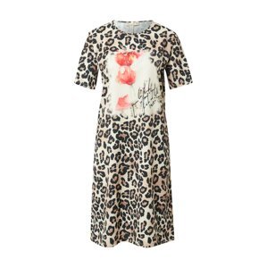 Key Largo Letní šaty 'SARINA' béžová / červená / černá / bílá